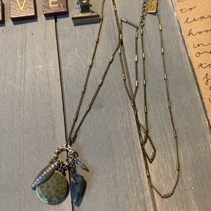 AE long pendant necklace